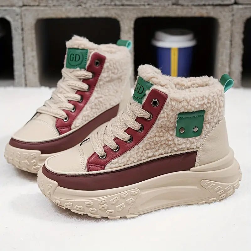 Trendy Hot Women's Thickened Warm Sneakers Shoes Boots