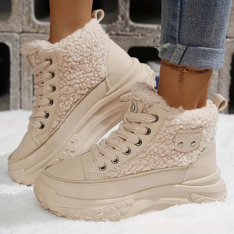 Trendy Hot Women's Thickened Warm Sneakers Shoes Boots