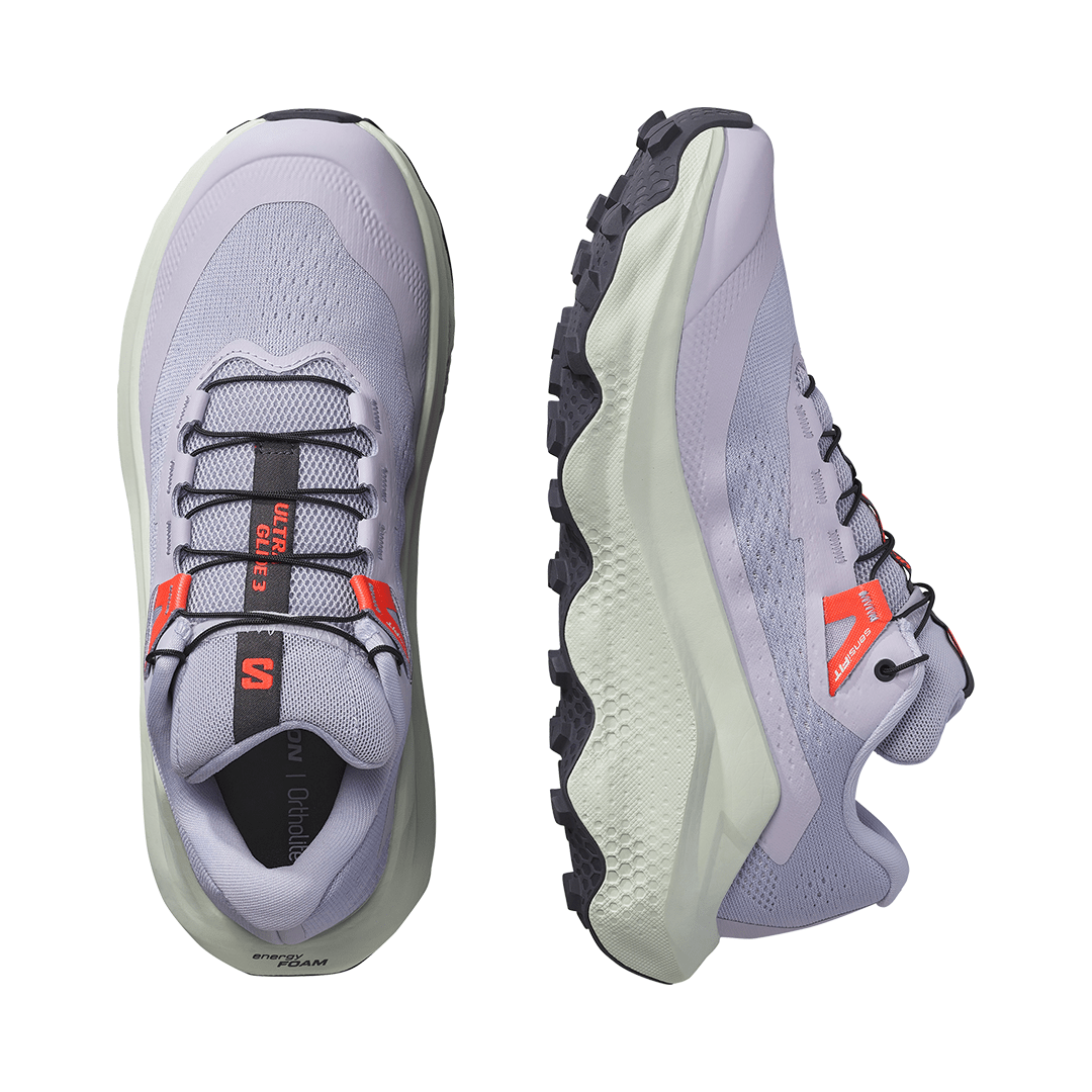 Ultra Glide 3 Women Trail Running Shoes In Cosmic Sky/Icicle/Neon Flame