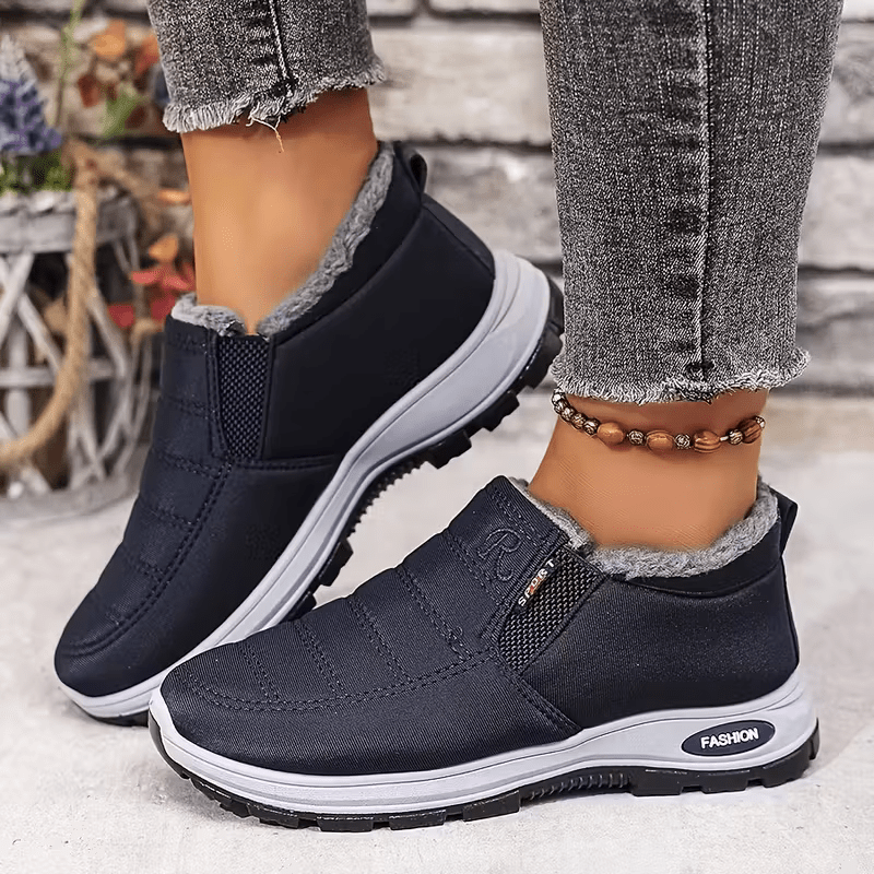 [Copy]Women's Warm & Lightweight Plush Lined Interior Non-Slip Winter Slip-On Boots