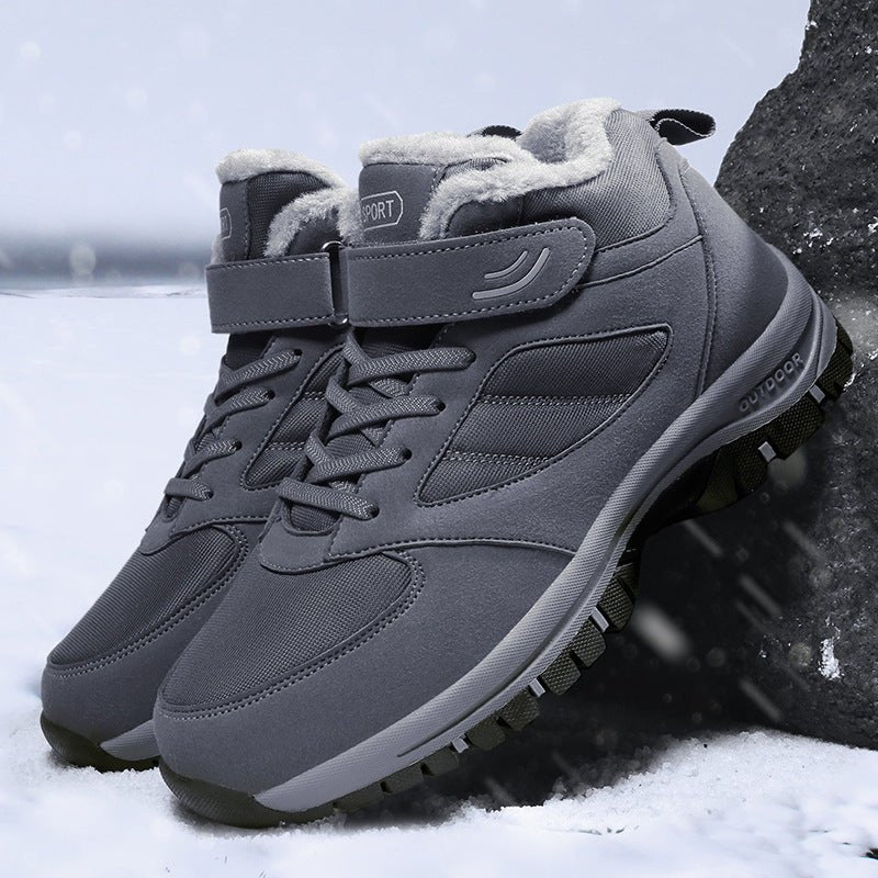 Waterproof And Non-slip Warm Snow Shoes Sneakers Hiking Shoes for Women/Men - oscloudgo