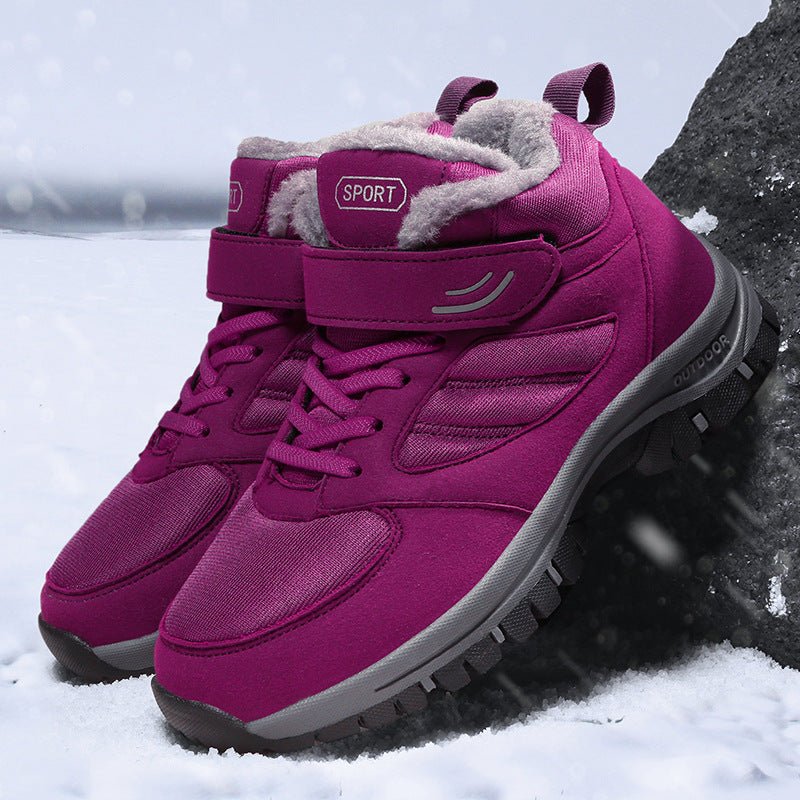 Waterproof And Non-slip Warm Snow Shoes Sneakers Hiking Shoes for Women/Men - oscloudgo