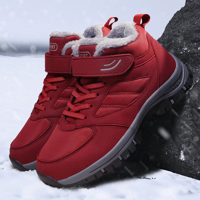 Waterproof And Non-slip Warm Snow Shoes Sneakers Hiking Shoes for Women/Men - oscloudgo