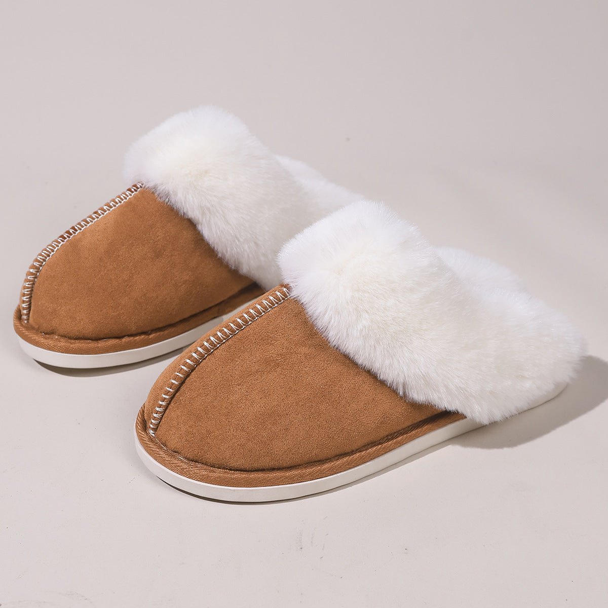 💖Winter Promotion 49% OFF💖Warm Plush Anti-Slip Home Slippers - oscloudgo
