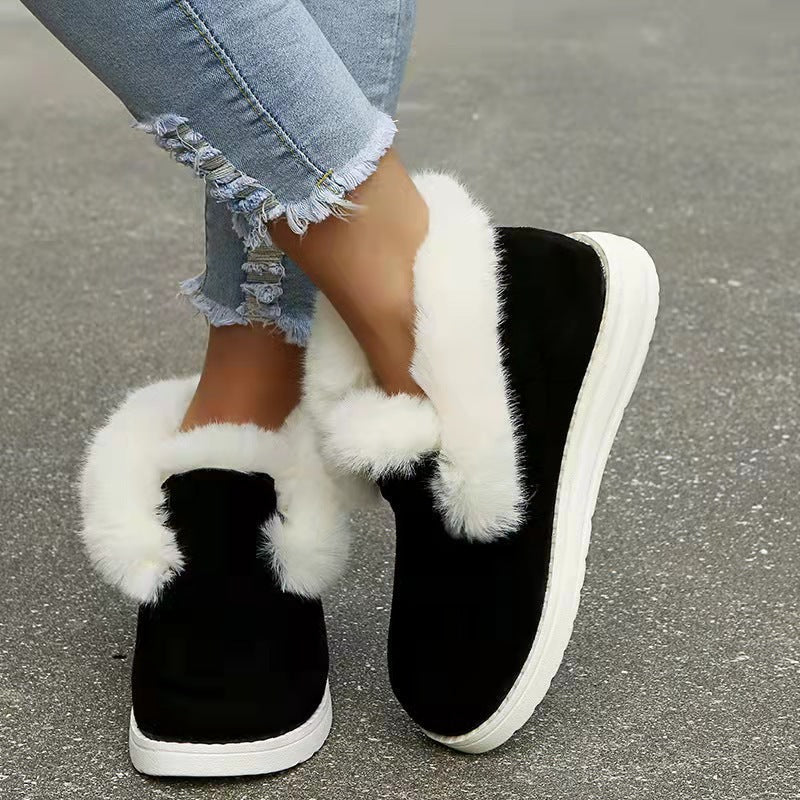 🔥Winter Sale 50% OFF - Women's Warm and Comfortable shoes Fur Ankle Boots - oscloudgo