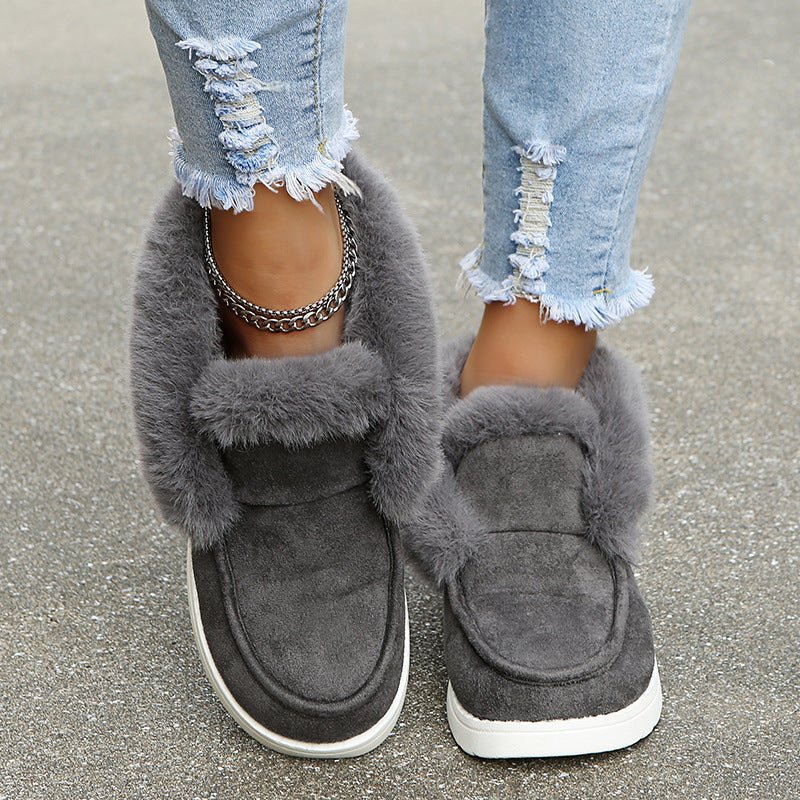 🔥Winter Sale 50% OFF - Women's Warm and Comfortable shoes Fur Ankle Boots - oscloudgo