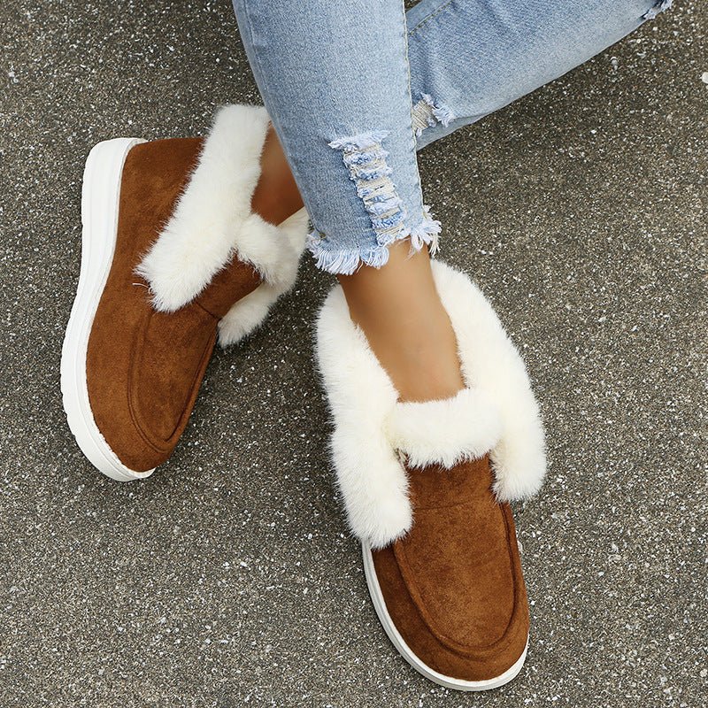 🔥Winter Sale 50% OFF - Women's Warm and Comfortable shoes Fur Ankle Boots - oscloudgo