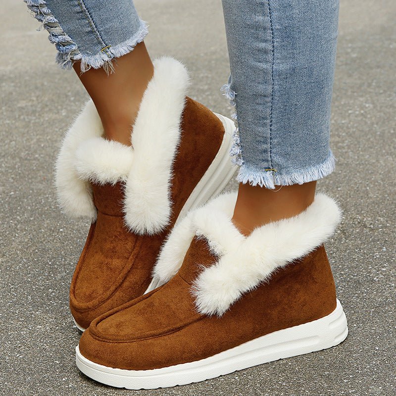 🔥Winter Sale 50% OFF - Women's Warm and Comfortable shoes Fur Ankle Boots - oscloudgo