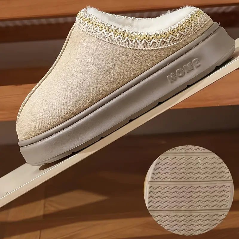Women's Casual Comfort Warm Lining Anti-Slip Slippers