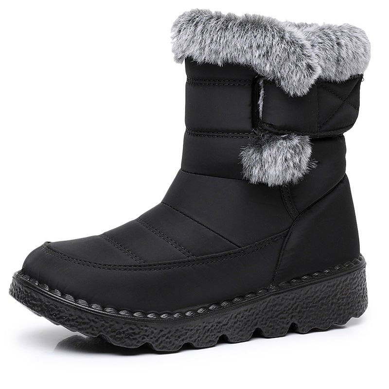 Women's Comfortable Plush Lined Waterproof Anti-slip Winter Boots