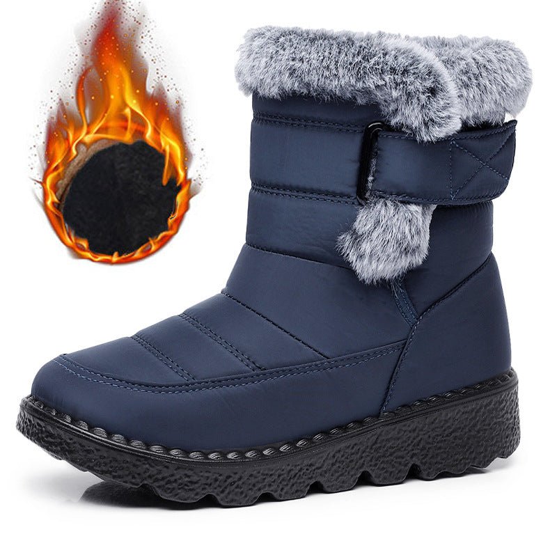 Women's Comfortable Plush Lined Waterproof Anti-slip Winter Boots