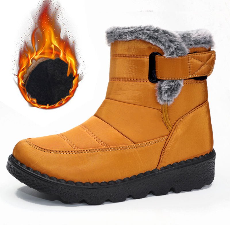 Women's Comfortable Plush Lined Waterproof Anti-slip Winter Boots