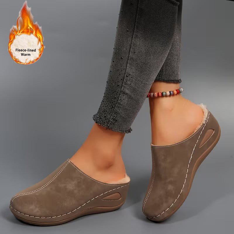 Women's Cozy Fleece Lined Slip-On Loafers