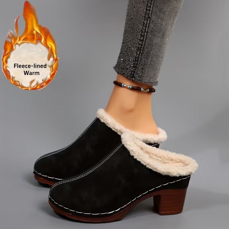 Women's Cozy Fleece Lined Slip-On Loafers