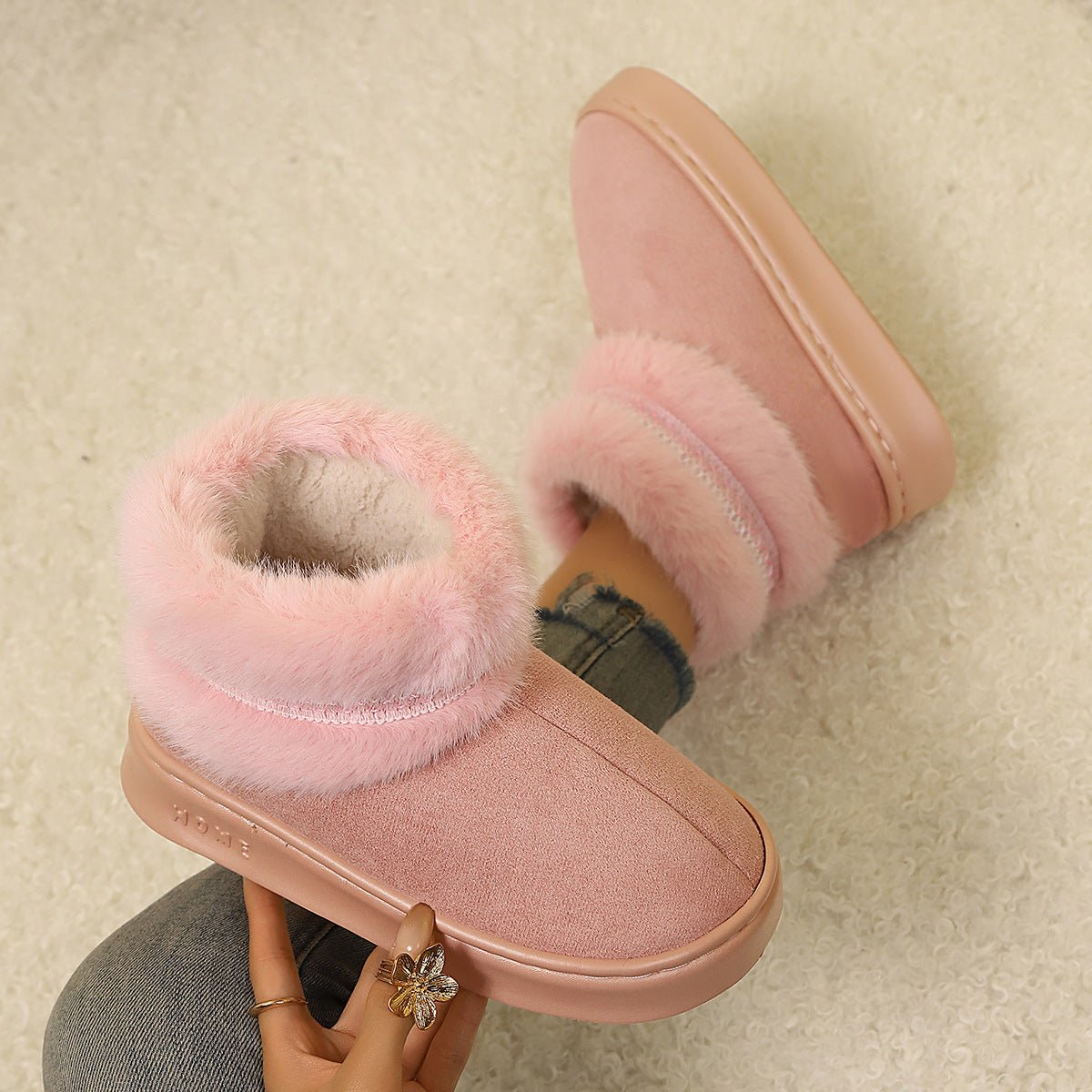 Women's Cozy Fleece-Lined Slippers Indoor/Outdoor Boots