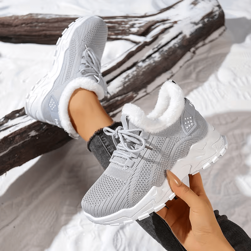 Women's Cozy Warm Non-slip Sneakers for Outdoor Travel, Shopping & Casual Wear
