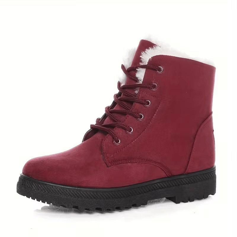 Last Day Promotion 70% OFF - Women Wool Lined Water Resistant Non-Slip Snow Boots, Orthopedic Winter Walking Shoes