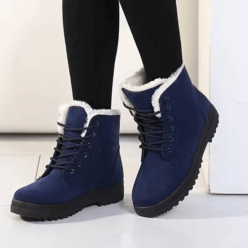 Last Day Promotion 70% OFF - Women Wool Lined Water Resistant Non-Slip Snow Boots, Orthopedic Winter Walking Shoes