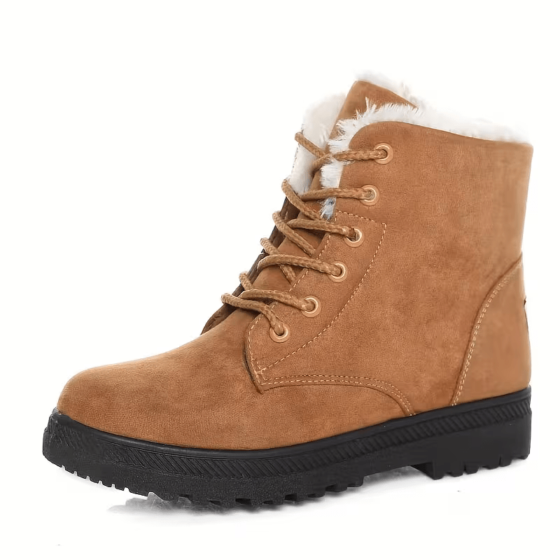Last Day Promotion 70% OFF - Women Wool Lined Water Resistant Non-Slip Snow Boots, Orthopedic Winter Walking Shoes