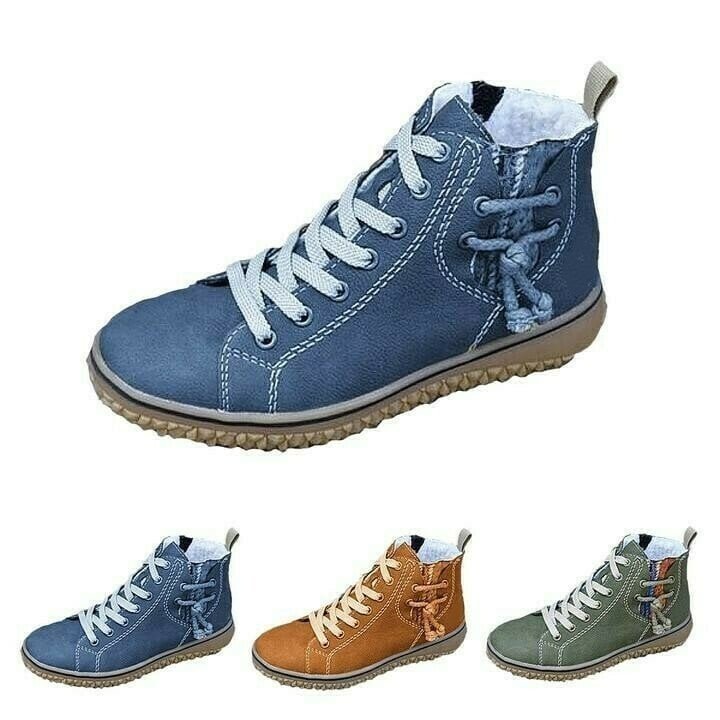 Women's Orthopedic Waterproof Ankle Boots - oscloudgo