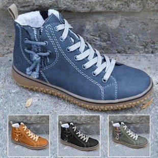 Women's Orthopedic Waterproof Ankle Boots - oscloudgo