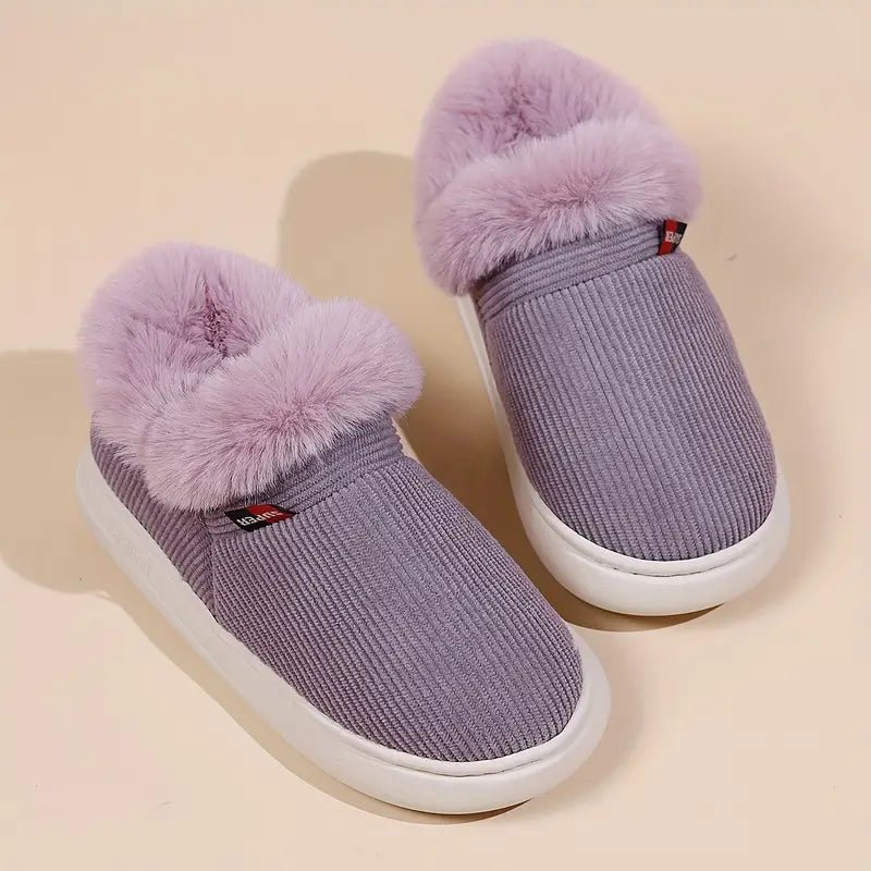 Women's Super Warm Cozy Plush Lining House Slippers - oscloudgo