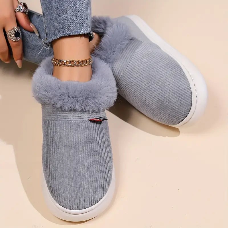 Women's Super Warm Cozy Plush Lining House Slippers - oscloudgo