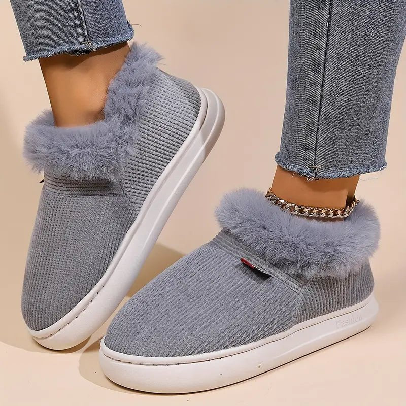 Women's Super Warm Cozy Plush Lining House Slippers - oscloudgo