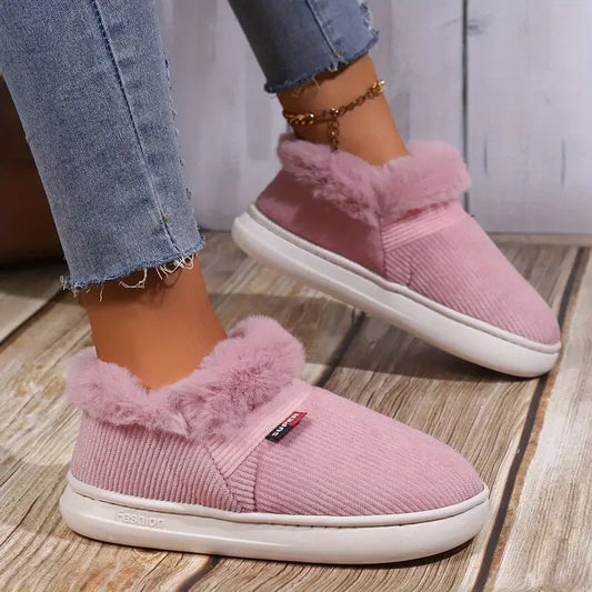 Women's Super Warm Cozy Plush Lining House Slippers - oscloudgo
