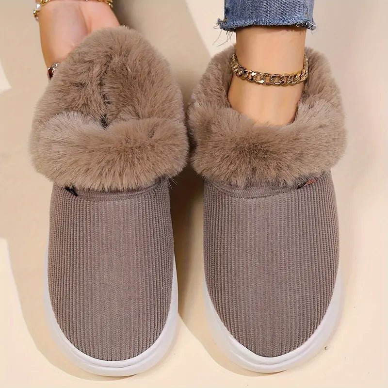 Women's Super Warm Cozy Plush Lining House Slippers - oscloudgo