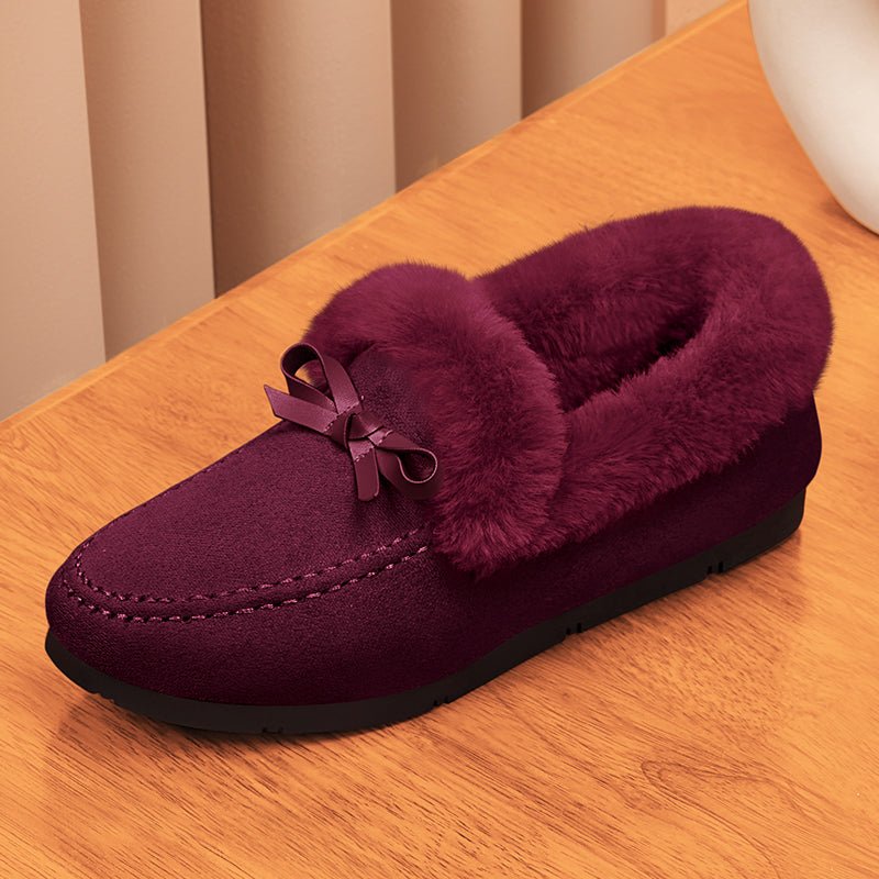Women's Warm and Stylish Slip-on Flat Shoes