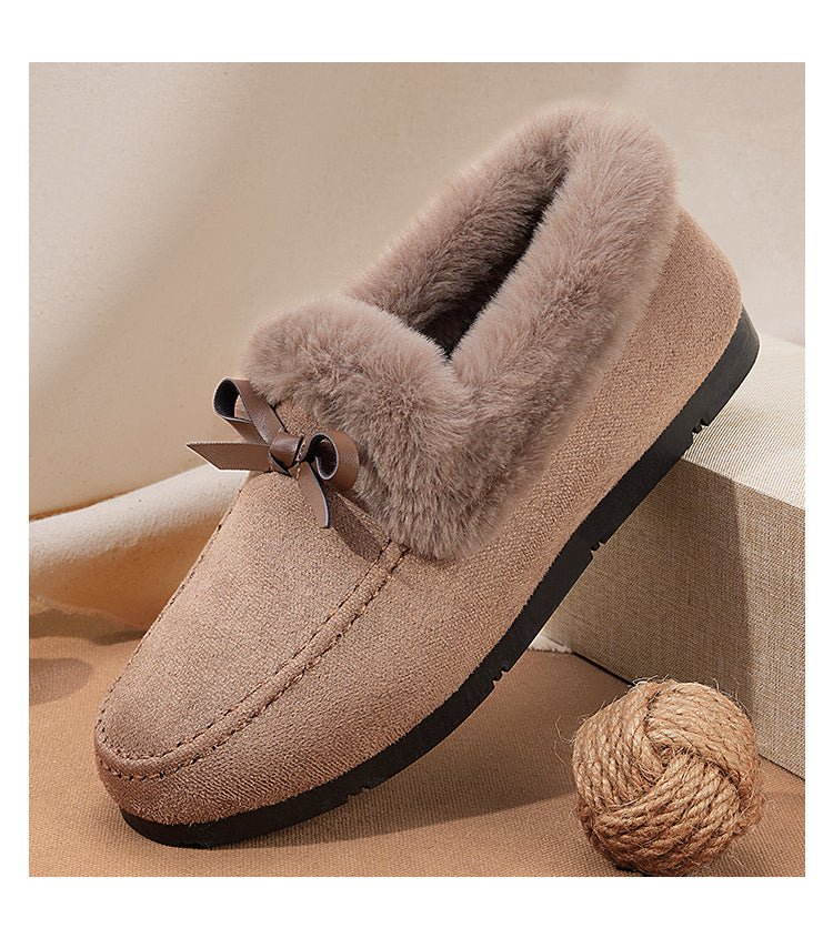 Women's Warm and Stylish Slip-on Flat Shoes