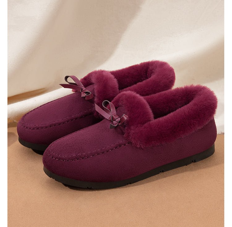 Women's Warm and Stylish Slip-on Flat Shoes