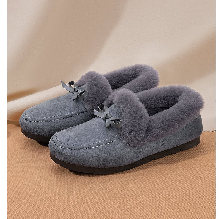 Women's Warm and Stylish Slip-on Flat Shoes