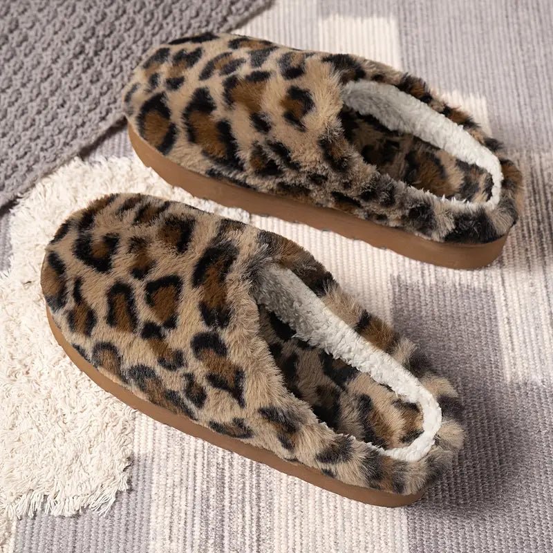 Women's Warm Non-slip Platform Winter Home Slipper - oscloudgo