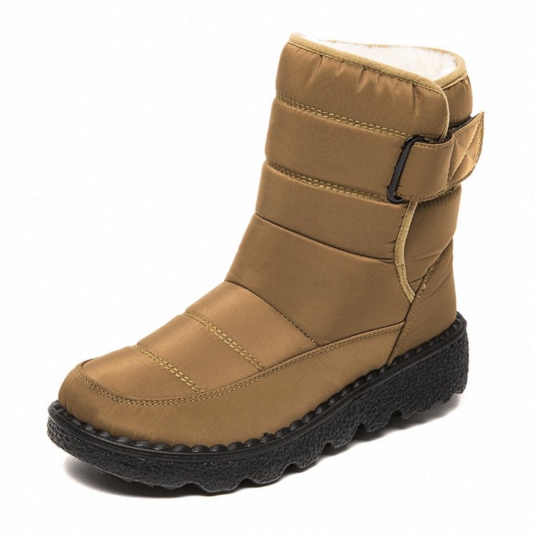 Women's Waterproof Non-slip Warm Ankle Snow Boots - oscloudgo
