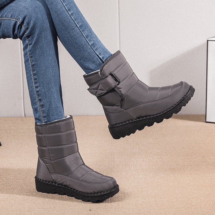 Women's Waterproof Non-slip Warm Ankle Snow Boots - oscloudgo