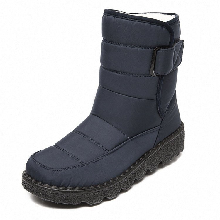 Women's Waterproof Non-slip Warm Ankle Snow Boots - oscloudgo